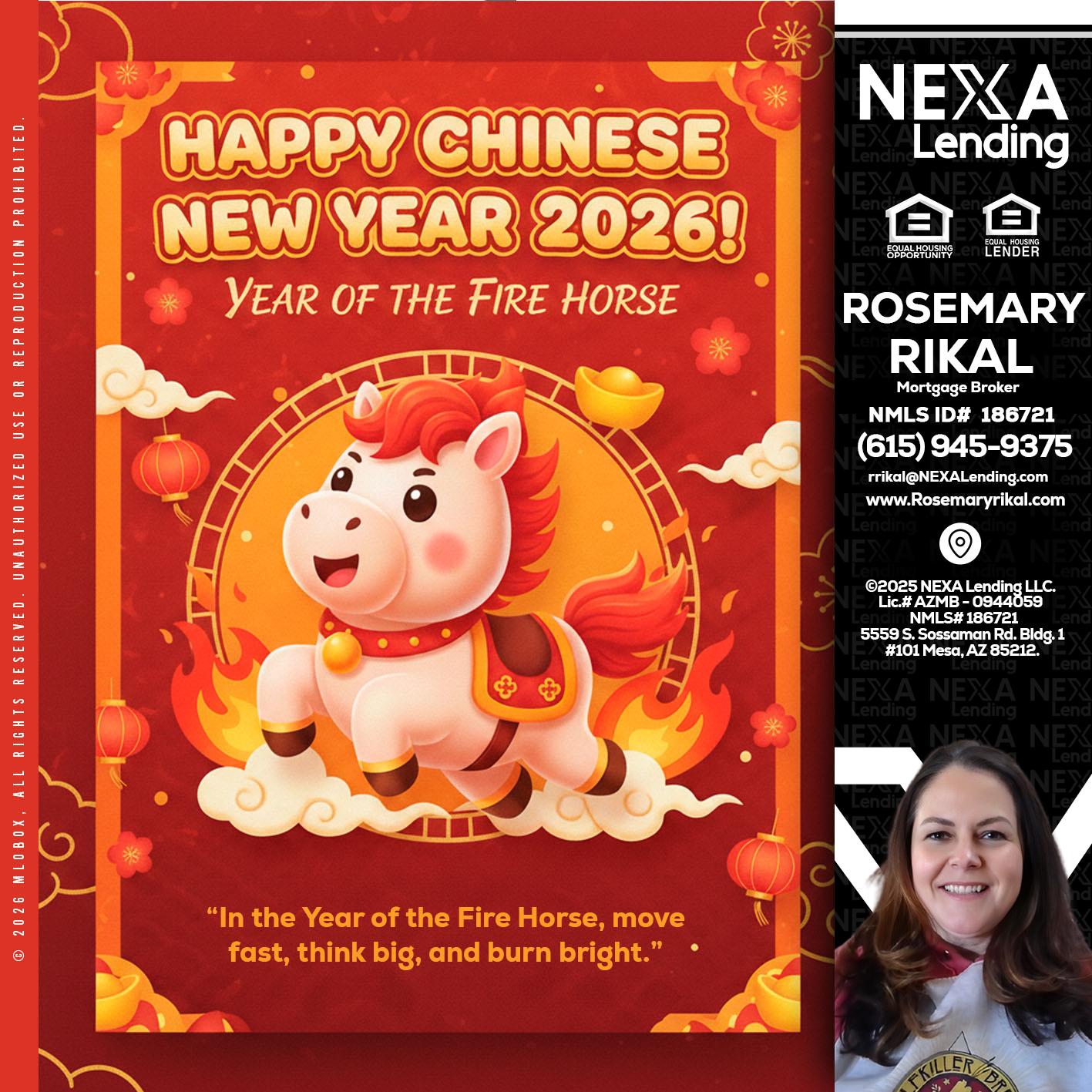 happy Chinese new year - Rosemary Rikal -Mortgage Broker