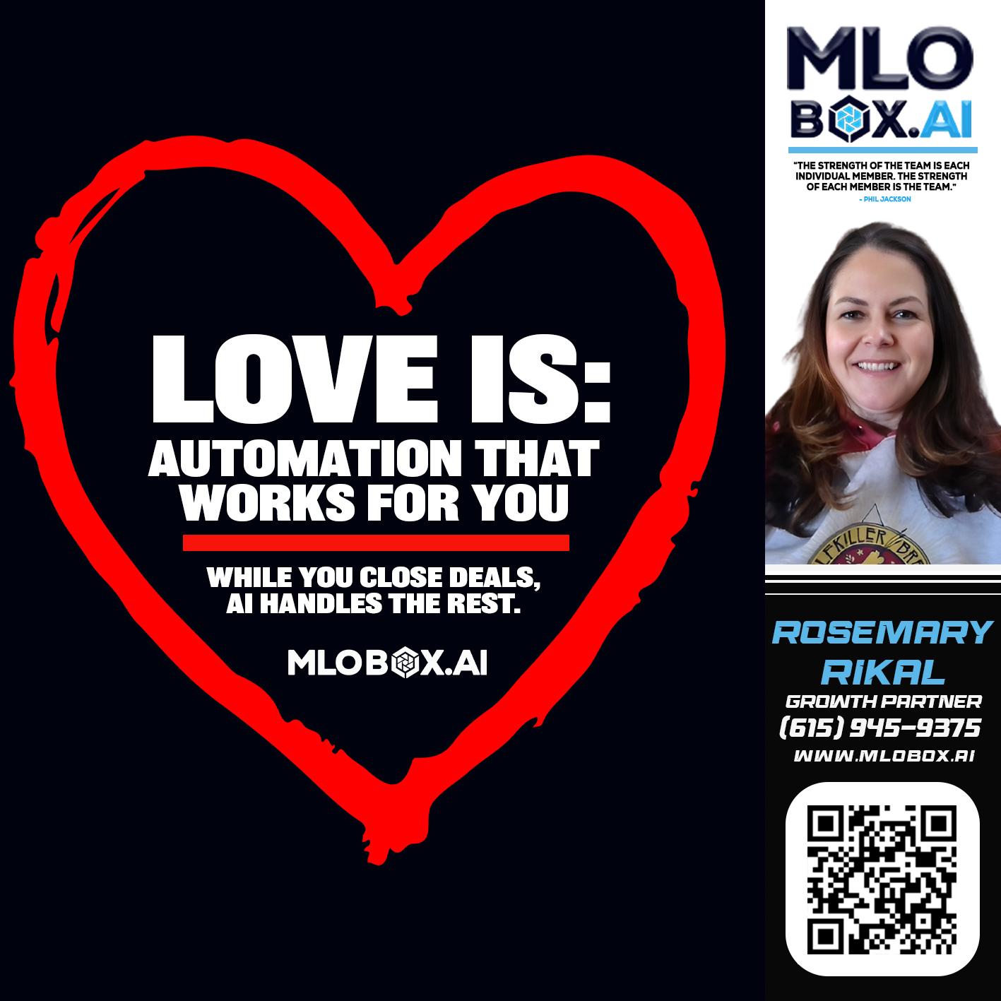 love is - Rosemary Rikal -Mortgage Broker