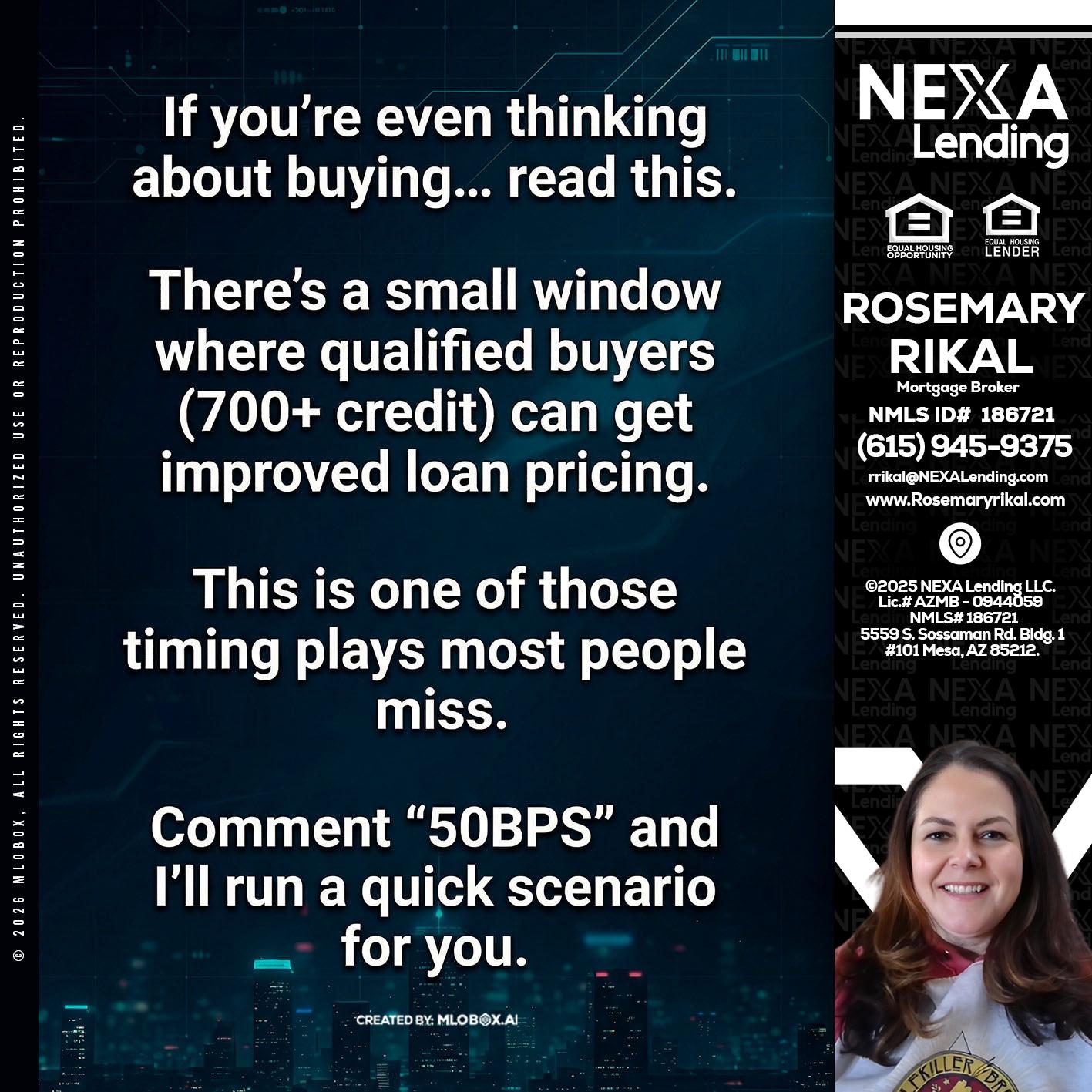 IF YOU EVER - Rosemary Rikal -Mortgage Broker