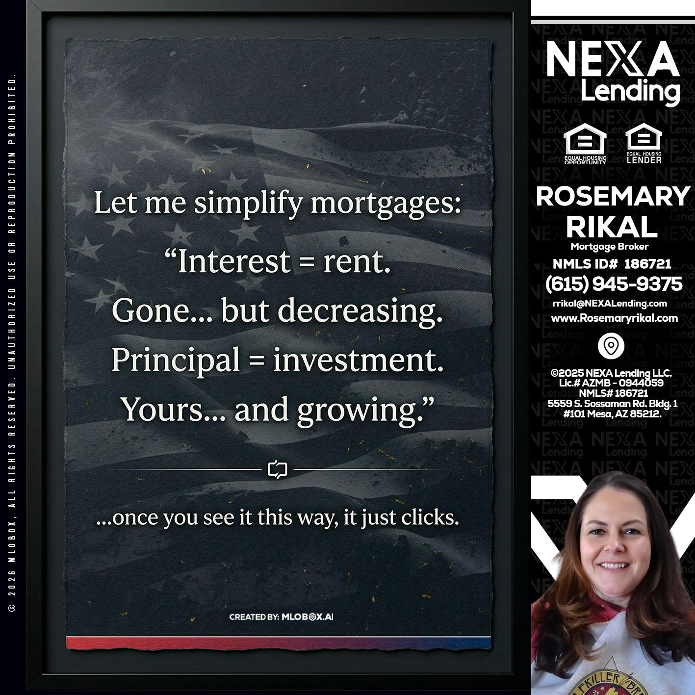 LET ME SIMPLIFY - Rosemary Rikal -Mortgage Broker