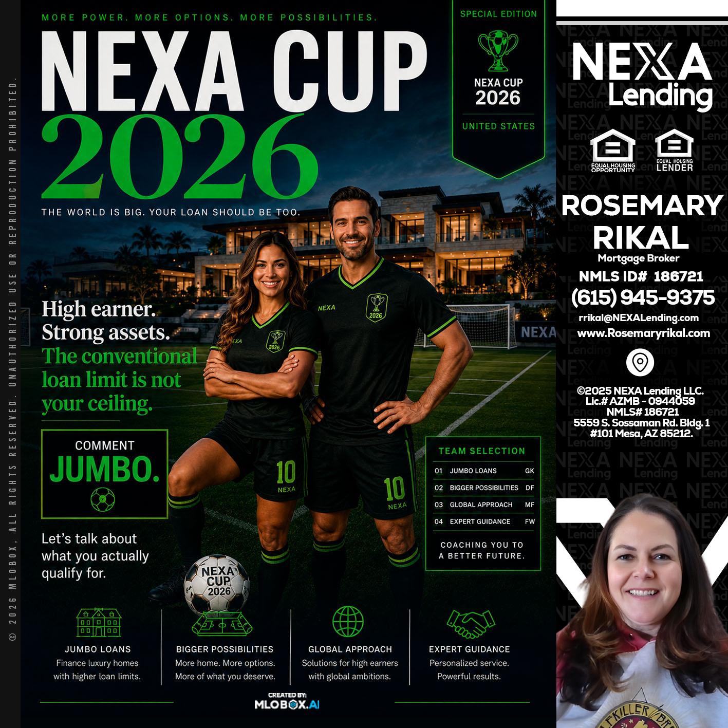 NEXA CUP 2026 - Rosemary Rikal -Mortgage Broker