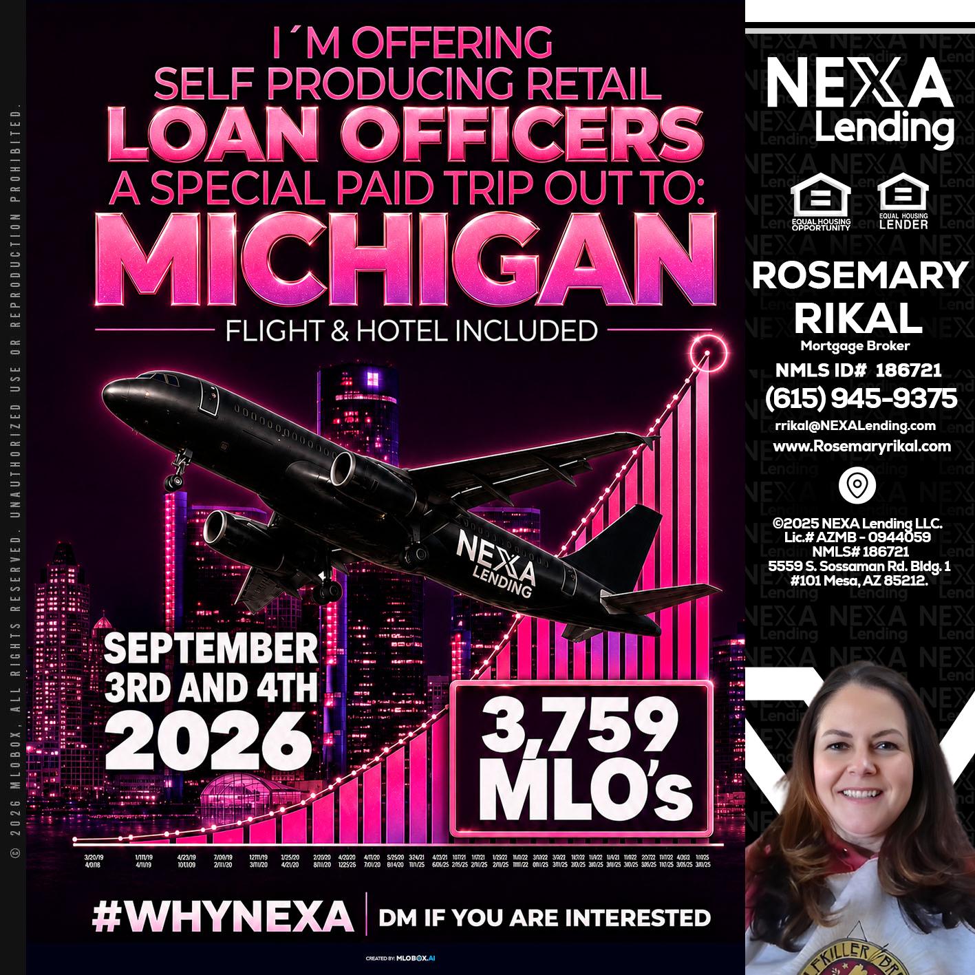 MICHIGAN TRIP - Rosemary Rikal -Mortgage Broker