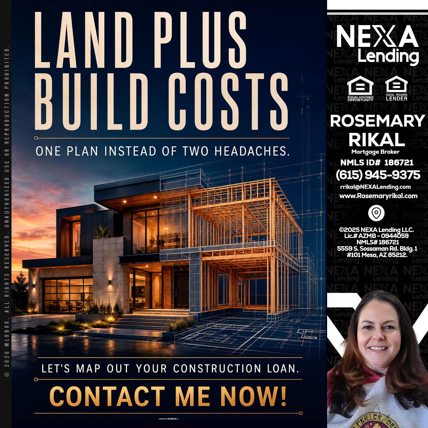 LAND PLUS - Rosemary Rikal -Mortgage Broker