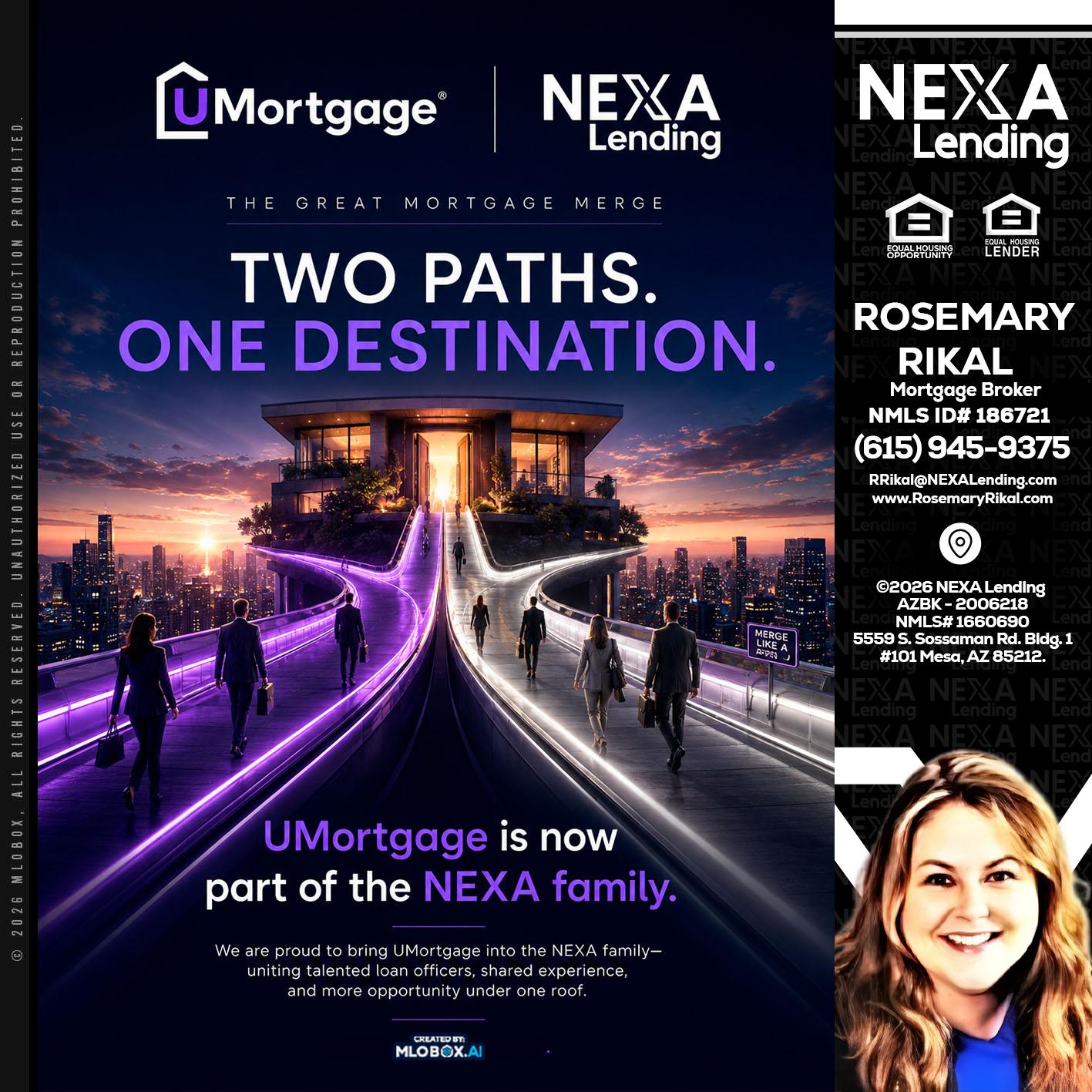 two path - Rosemary Rikal -Mortgage Broker
