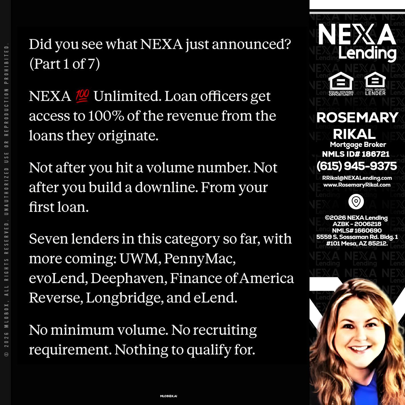 DID YOU KNOW - Rosemary Rikal -Mortgage Broker